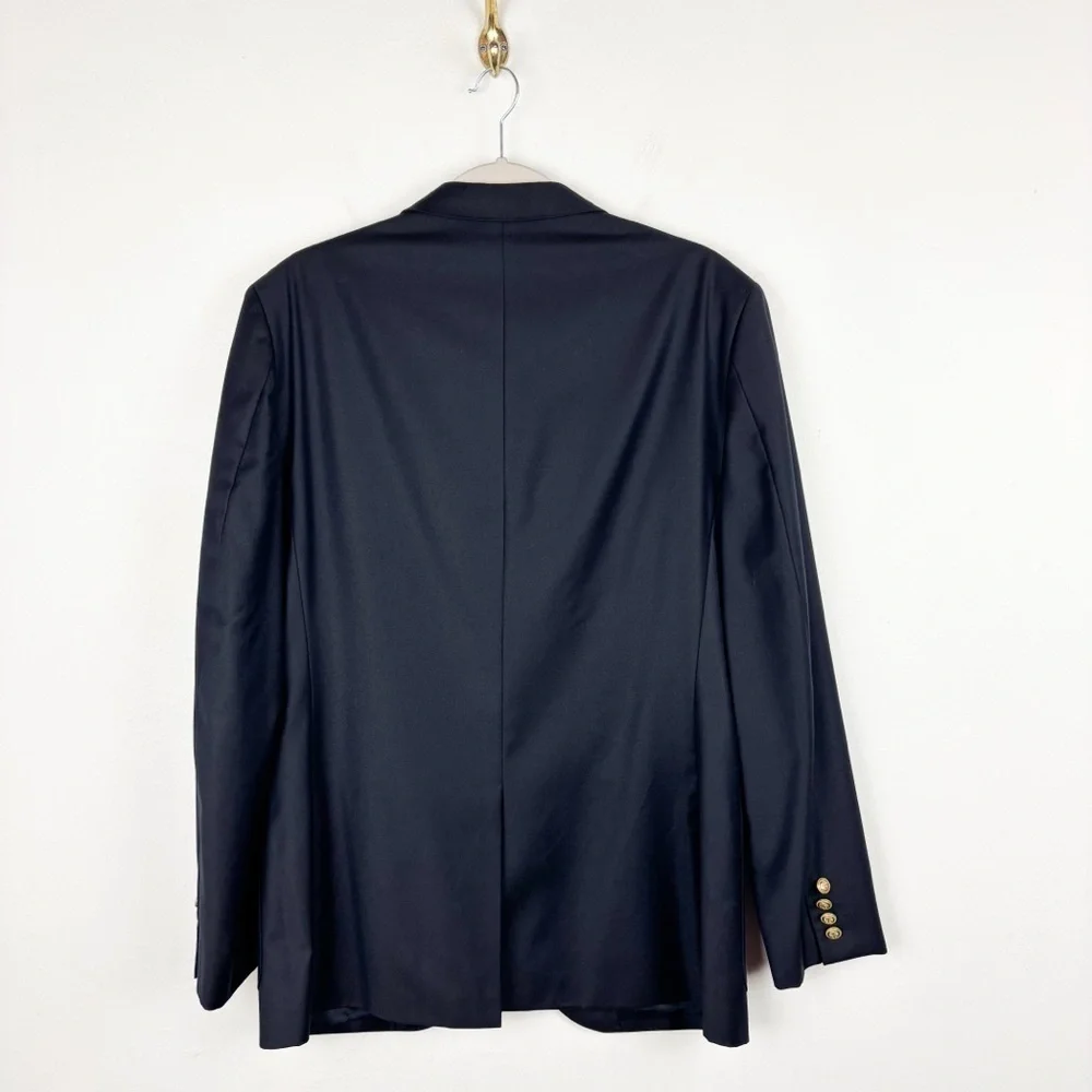J. Crew Men’s Ludlow Dark Navy Loro Piana Italian Merino Wool Blazer Sz 41